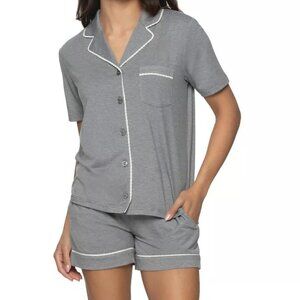 Felina Jessie Women’s Pajama Short Set 2 Piece Knit Sleepwear NWT SIZE XL